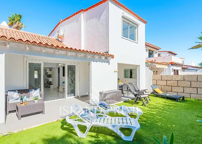 Villa Family In A Heated Pool Complex In Golf Del Sur Fv4 *